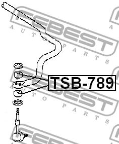 BALLANSSTANGARGÚMMÍ LEXUS, NISSAN, TOYOTA, YTRA FRAMAN (TSB-789) image