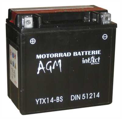 RAFGEYMIR INTACT MC AGM 12V 12AH 140A V+ (YTX14BS) 150x87x147 image